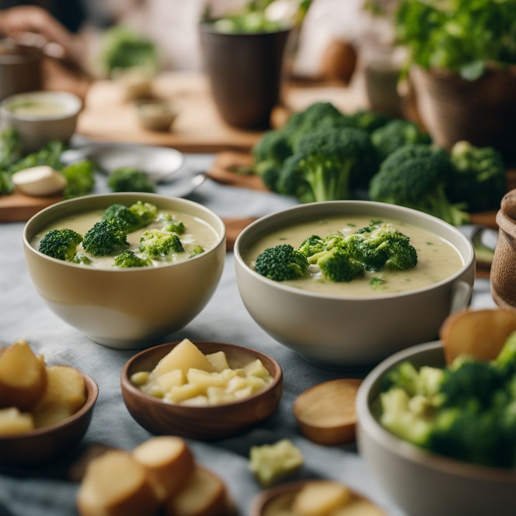 Zuppa di broccoli e patate