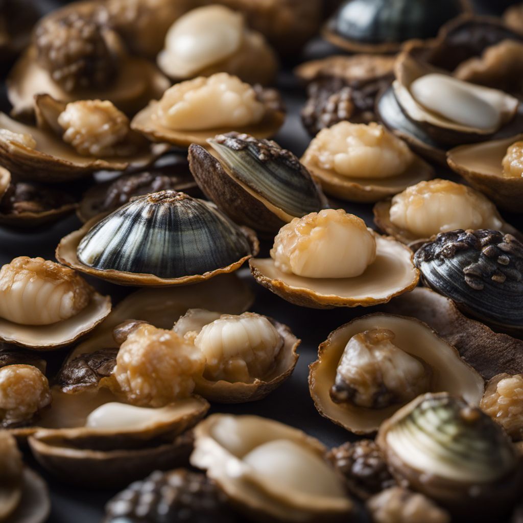 Abalones, winkles, conchs