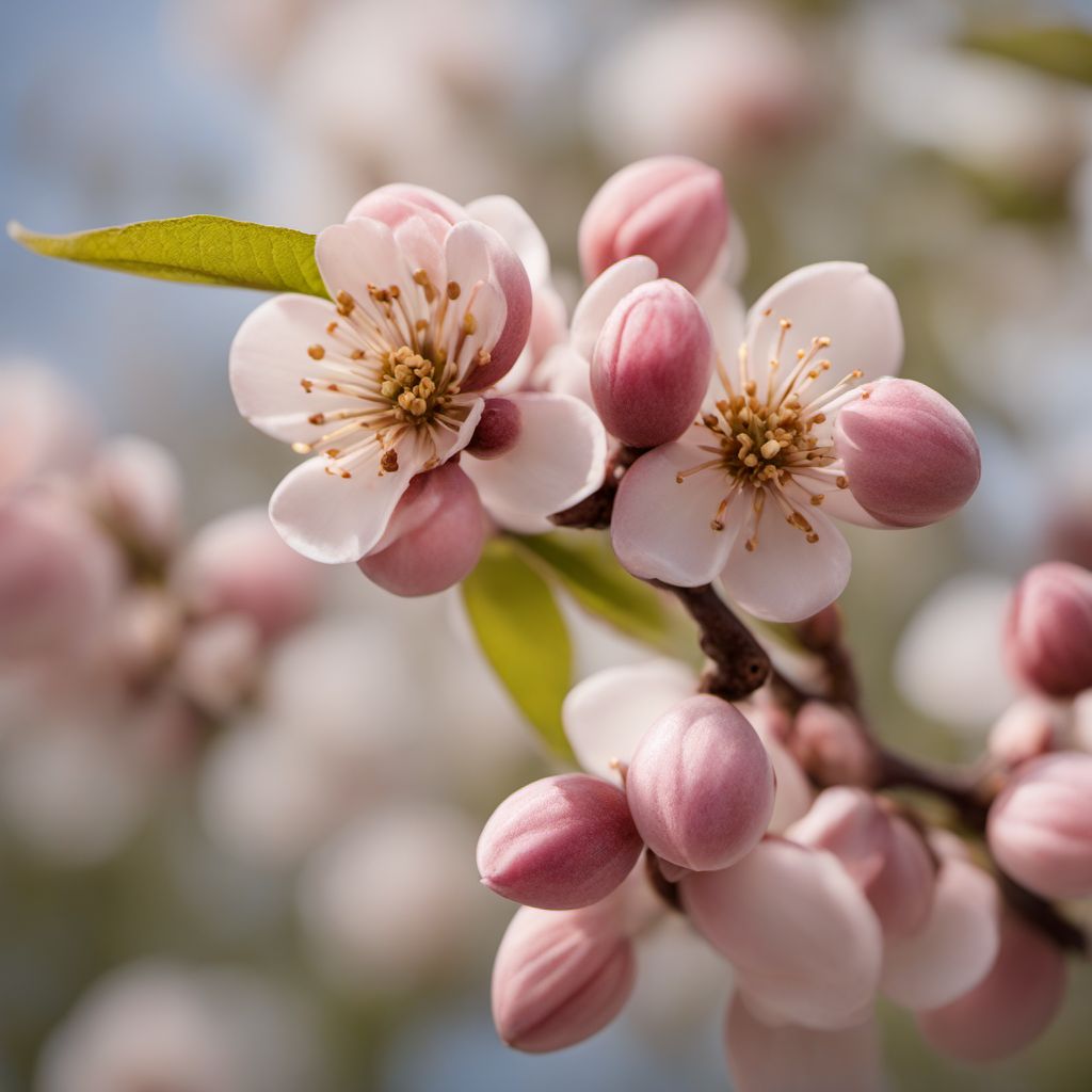 Almond infusion flowers