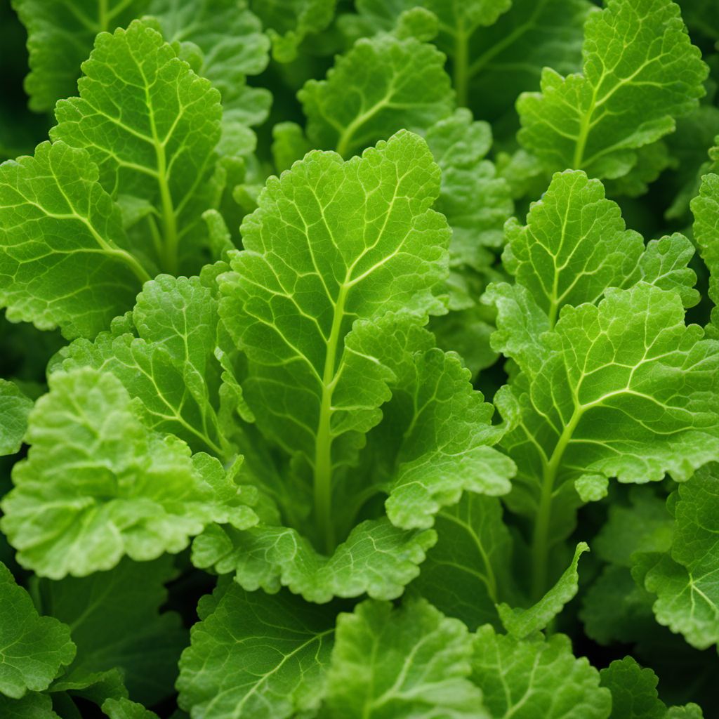 Baby leaf indian mustard leaves