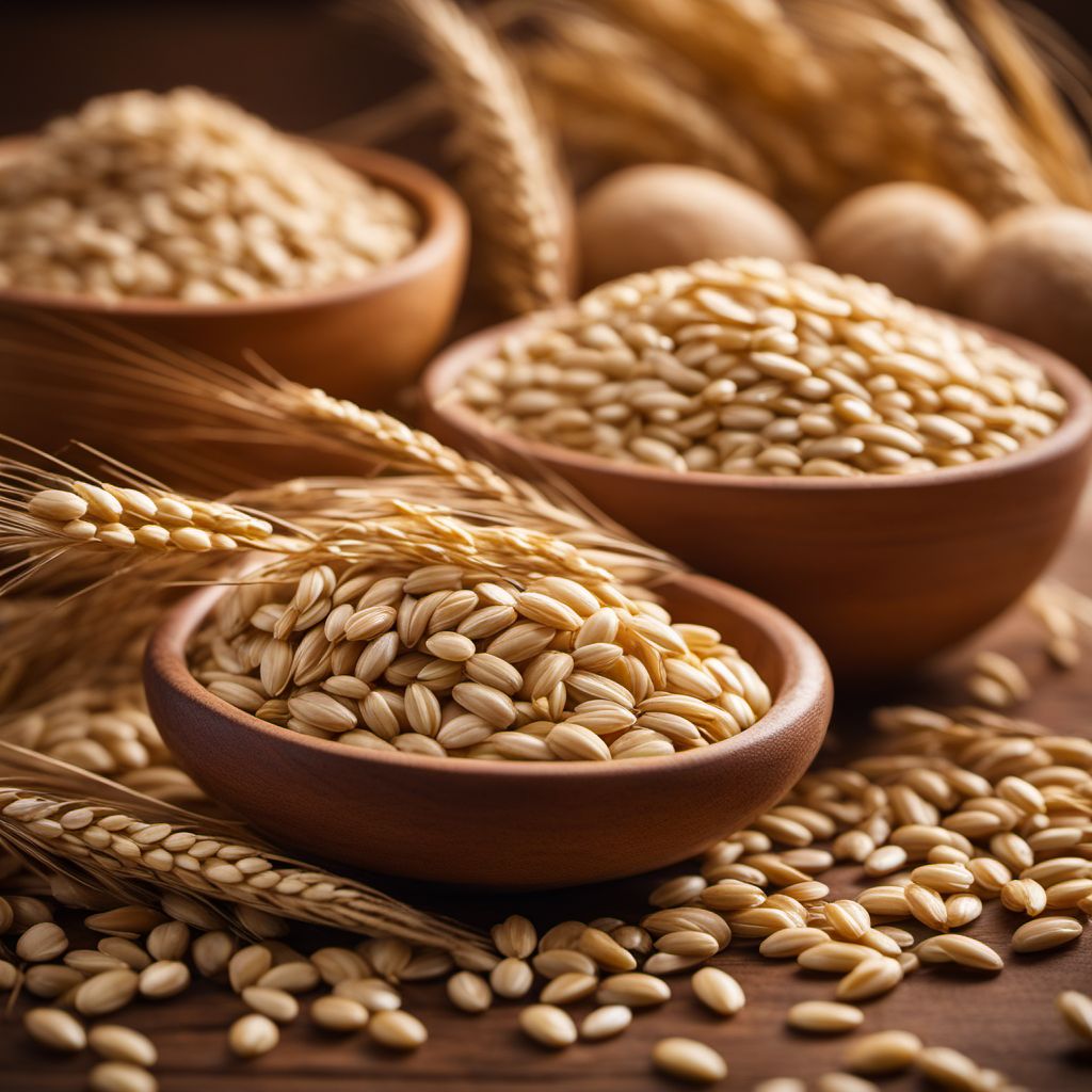 Barley rolled grains