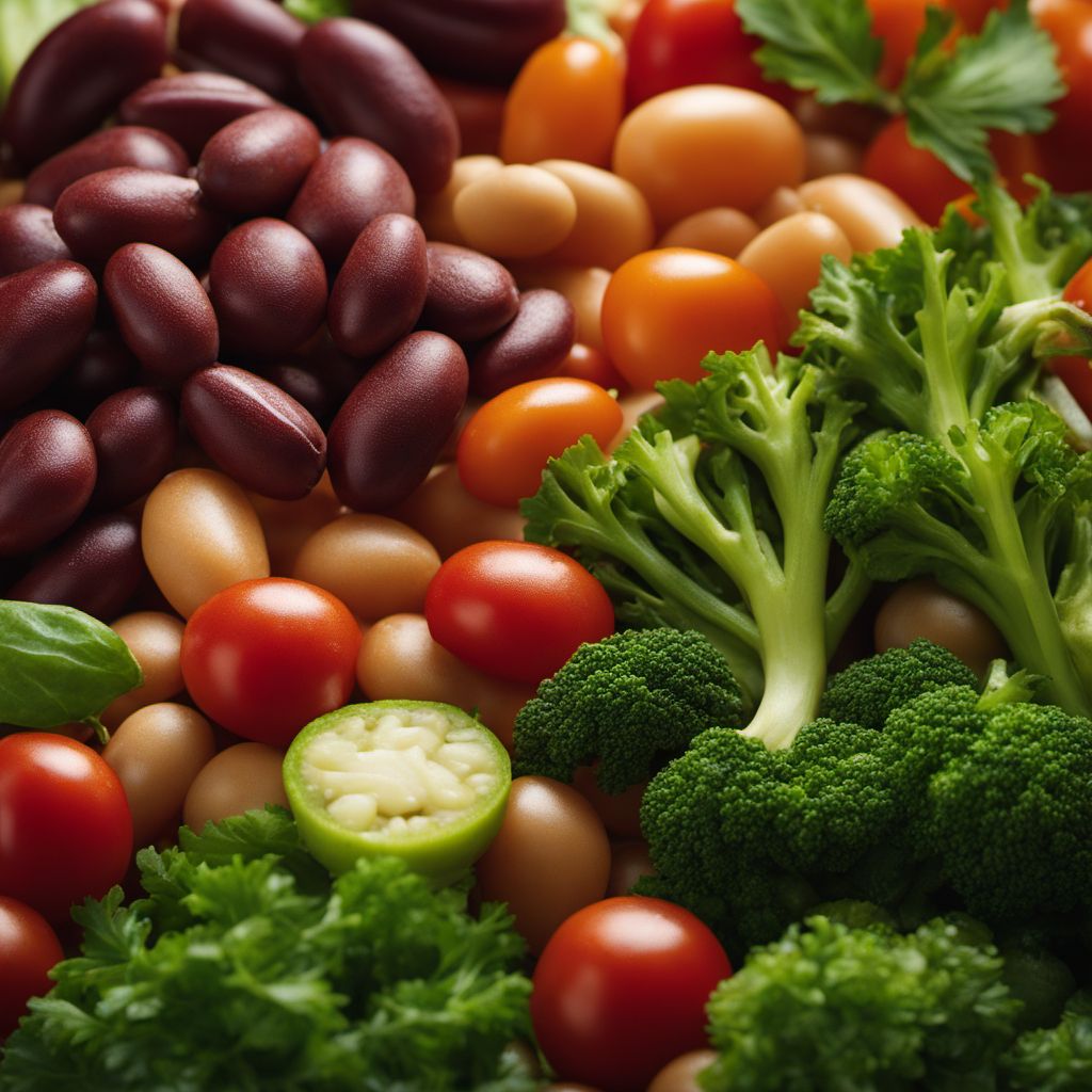 Beans and vegetables meal
