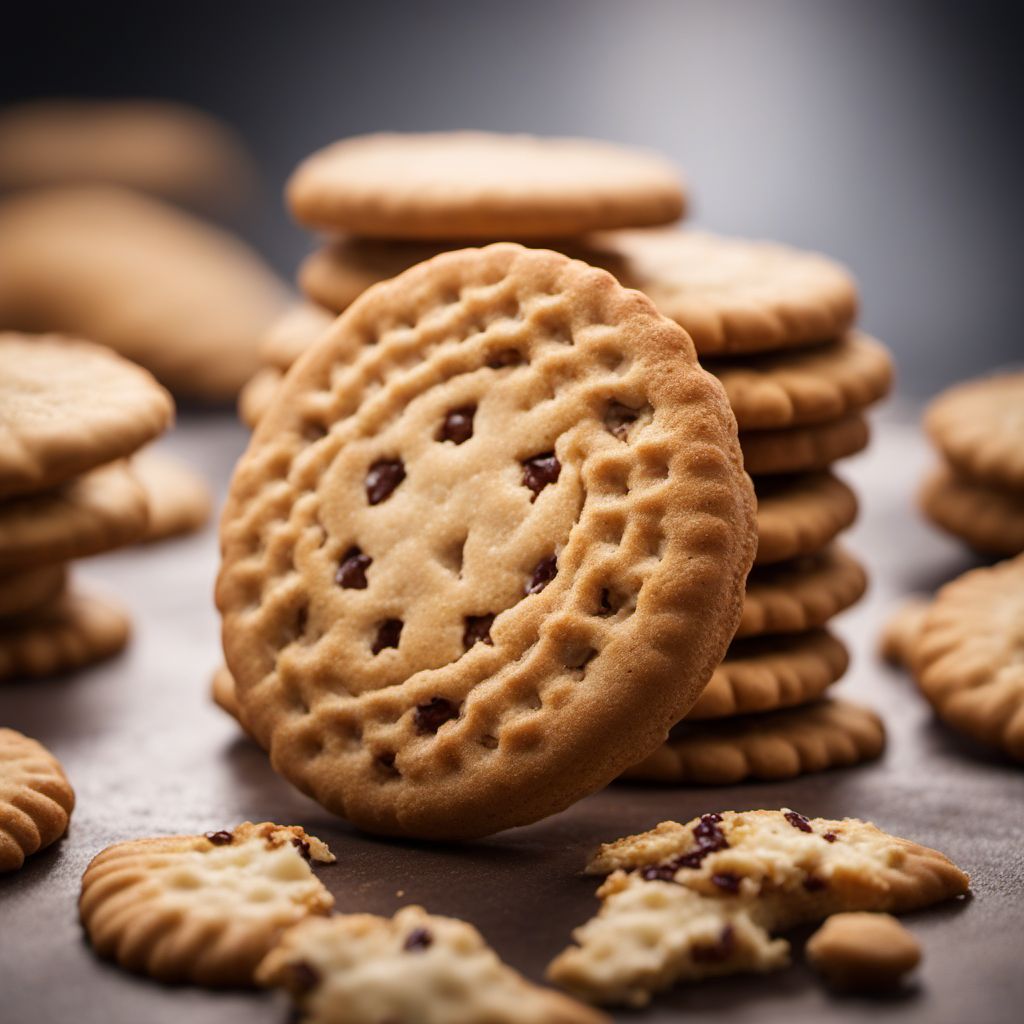 Biscuit with inclusions, filling or coating