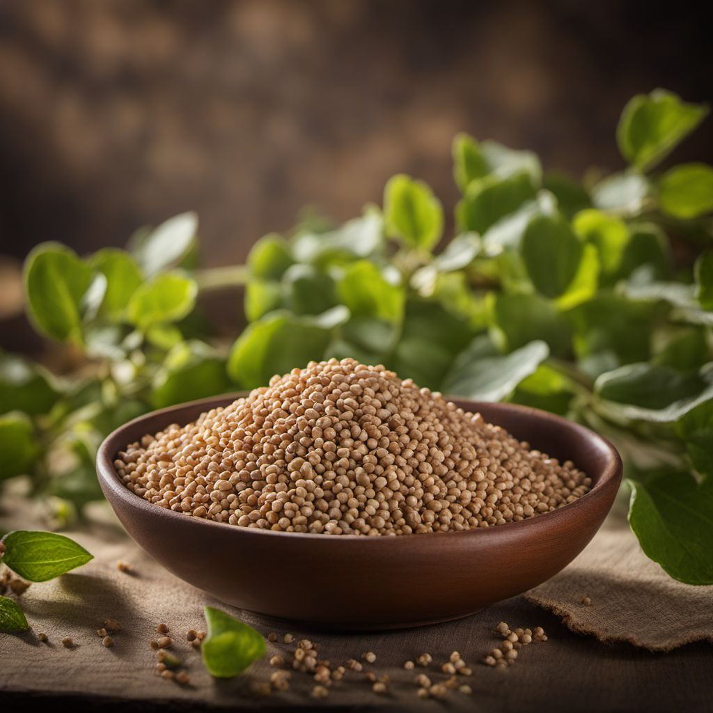 Buckwheat infusion leaves