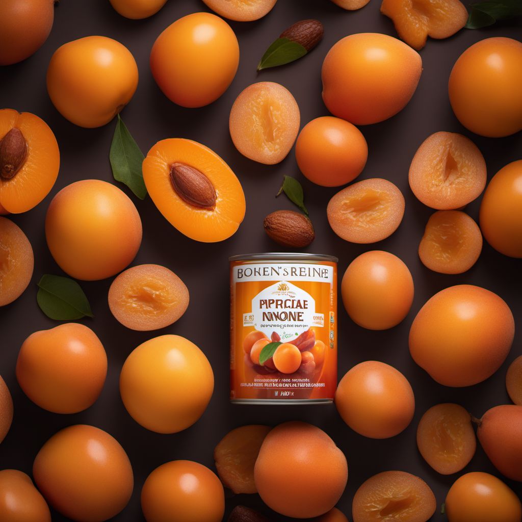 Canned or jarred apricot