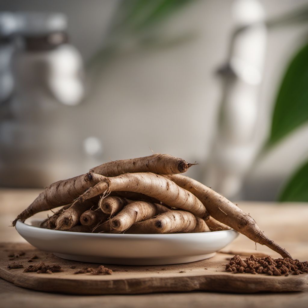 Cassava roots and similar-