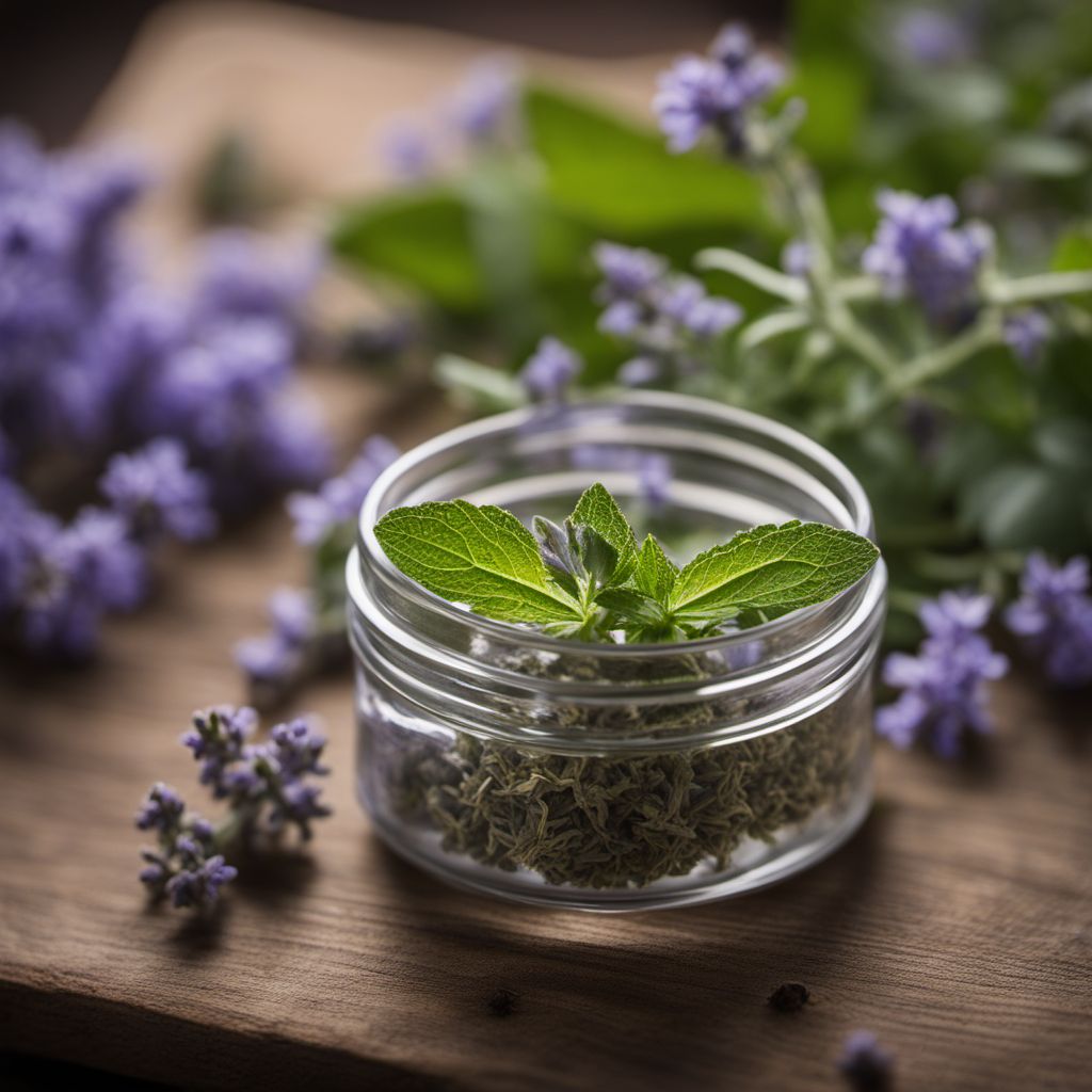 Catmint infusion leaves