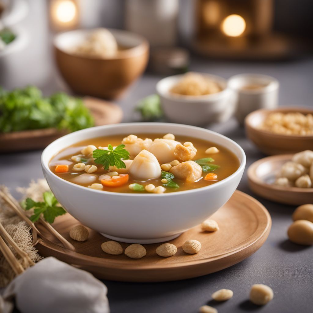 Cereal products and grains based soup