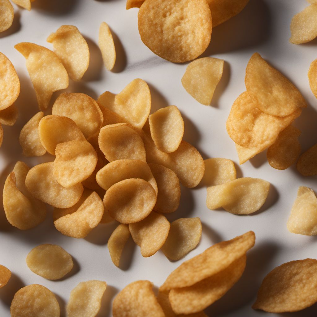 Chips, crisps, fries and dough-based analogues
