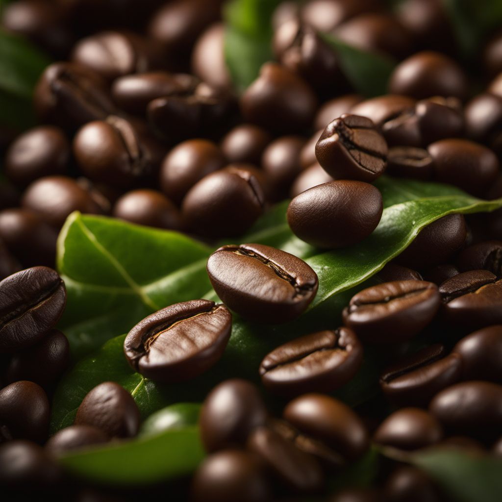 Coffee beans, green