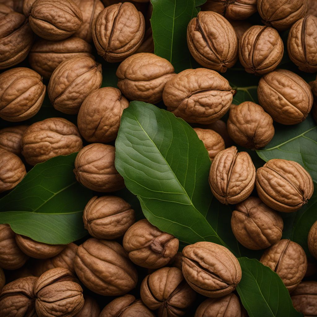 Common walnut infusion leaves