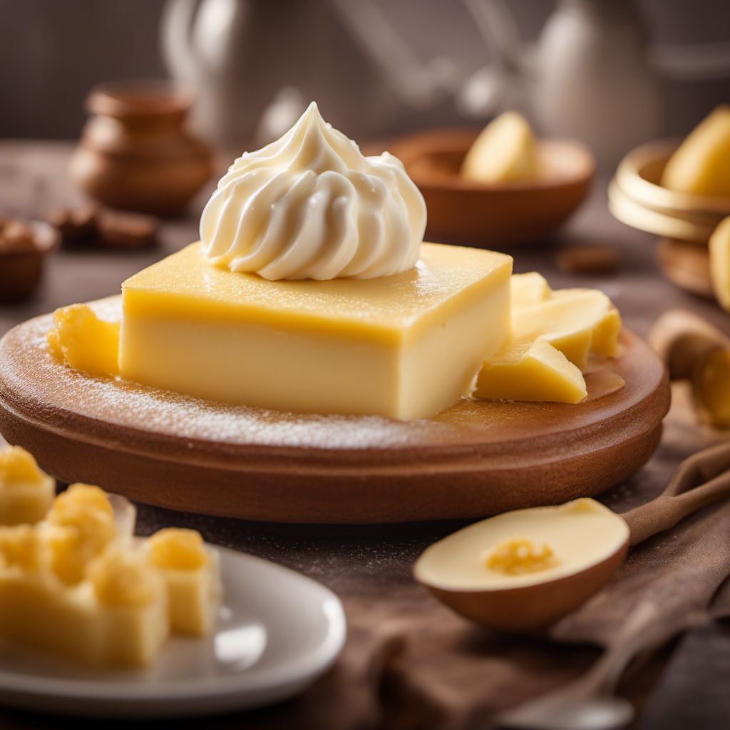 Cream custard cake