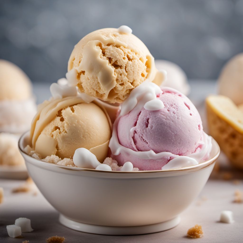 Dairy ice creams and similar