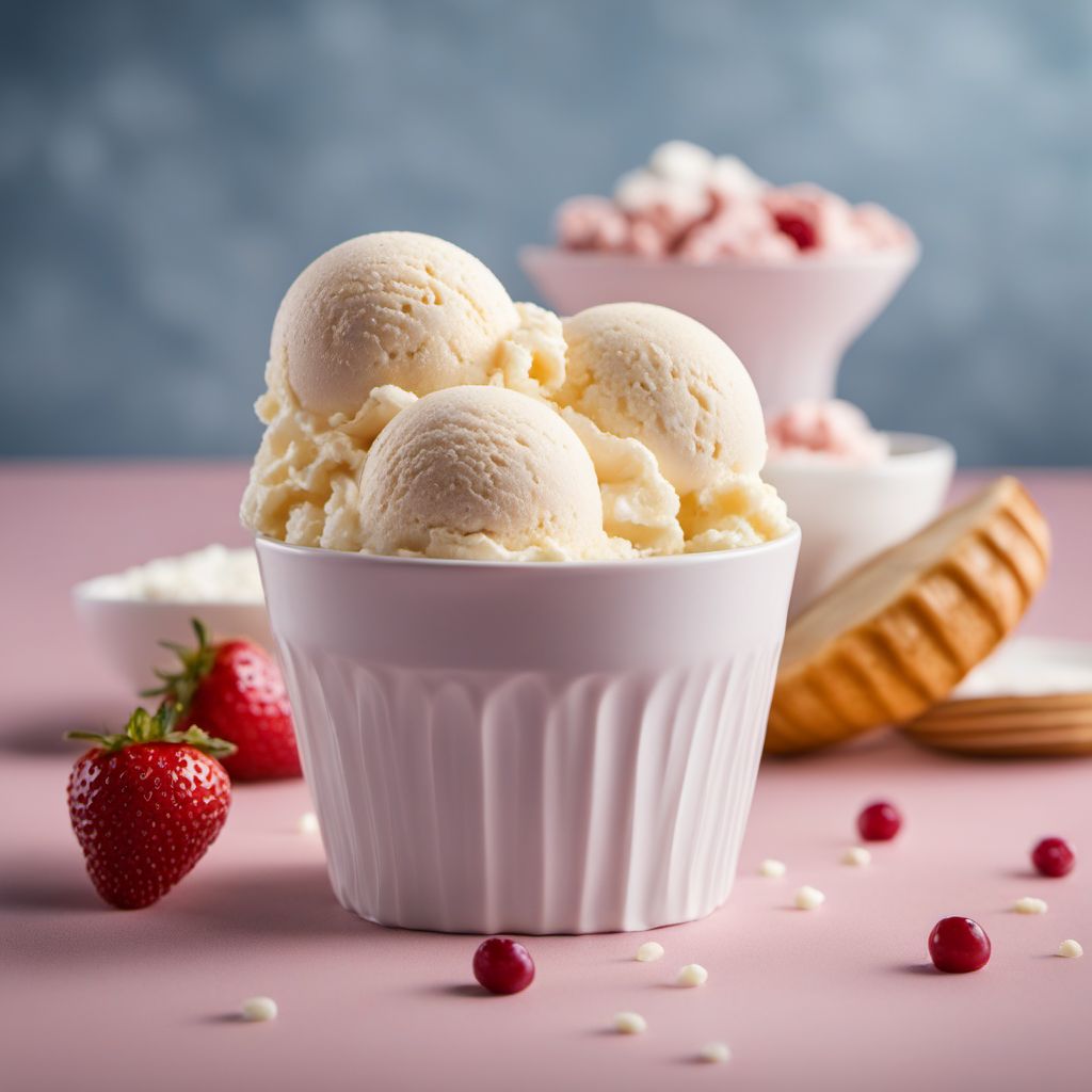 Dairy ice creams and similar