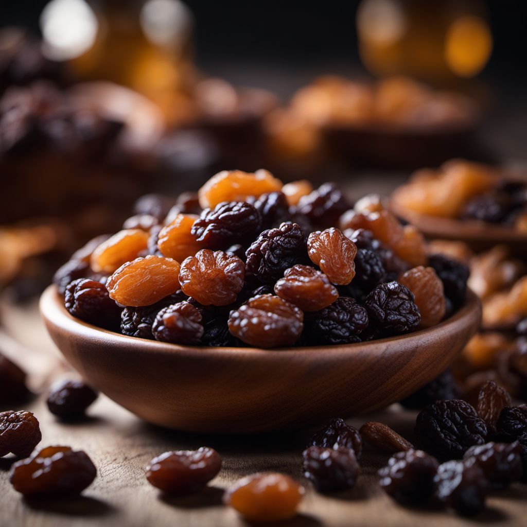 Dried vine fruits (raisins etc.)