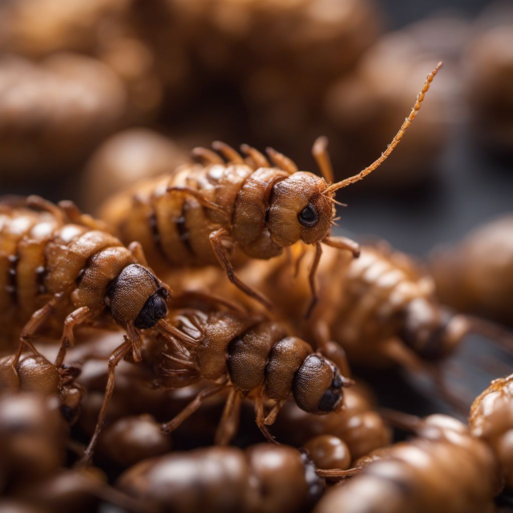 Edible insect pupae/nymphs