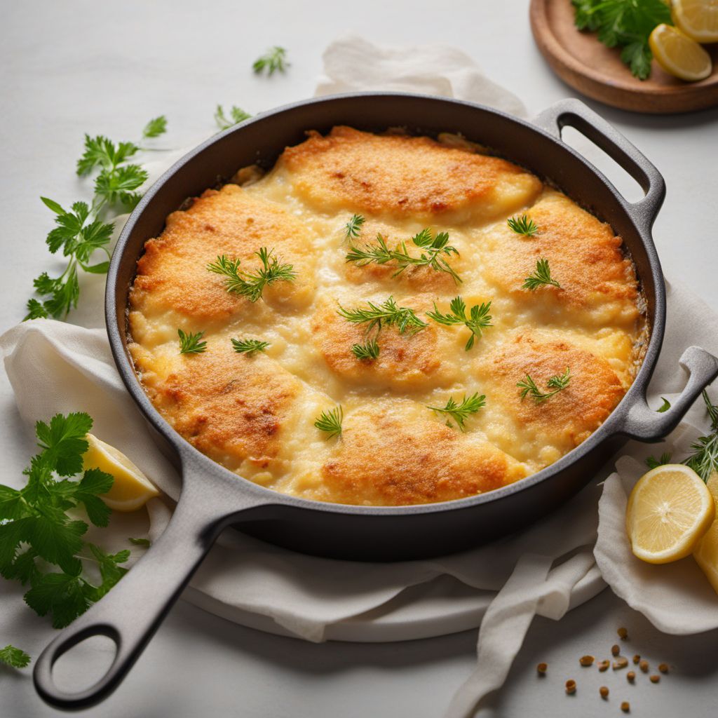 Fish gratin