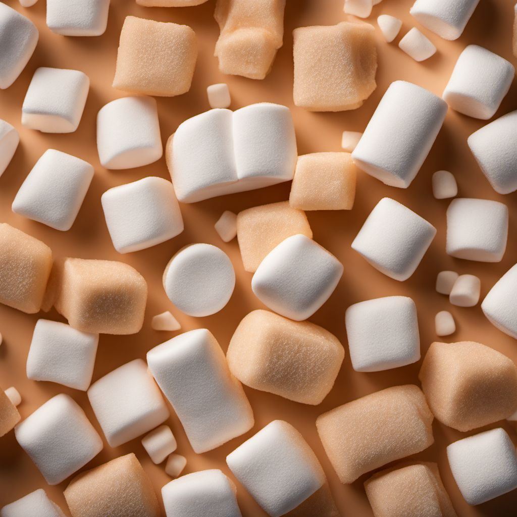 Foamed sugar products (marshmallows)