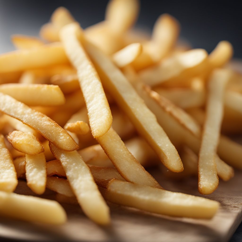 French fries from dough