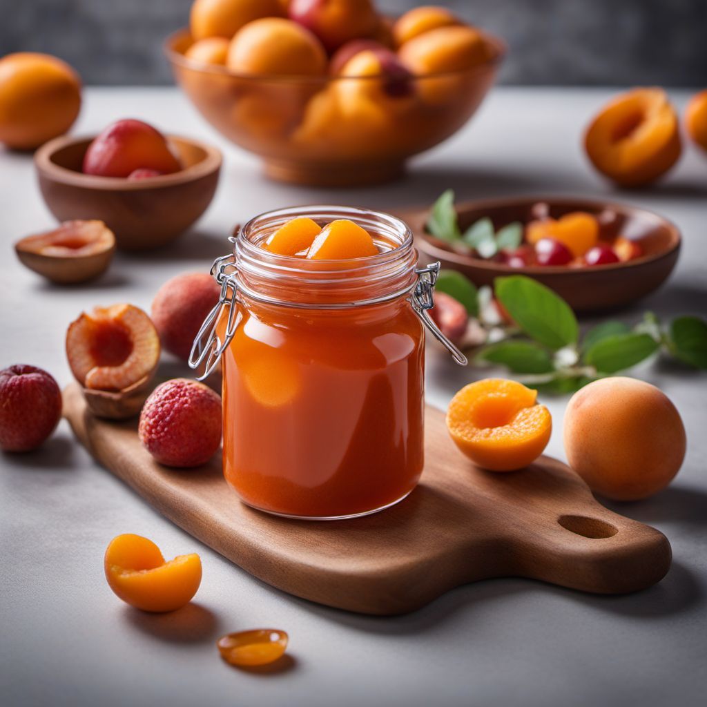 Fruit compote, apricot