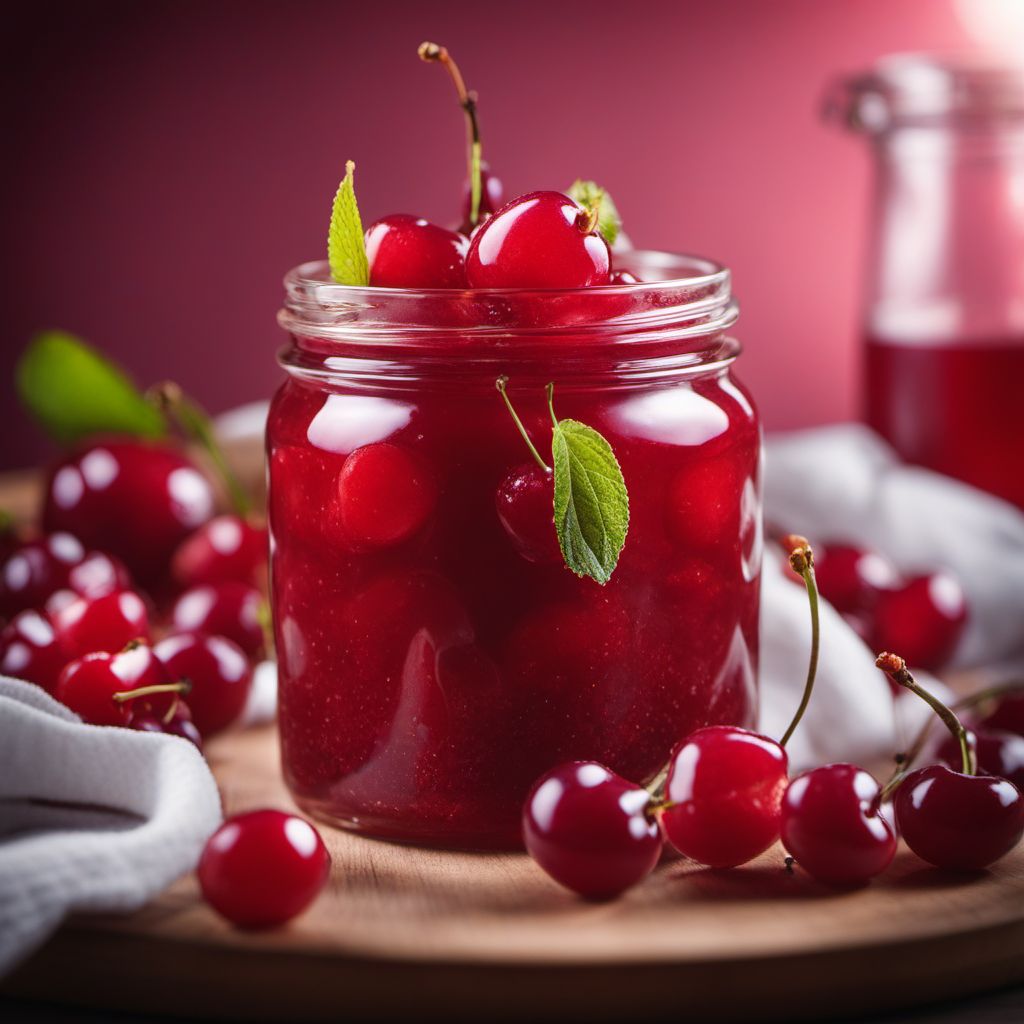 Fruit compote, sweet cherry