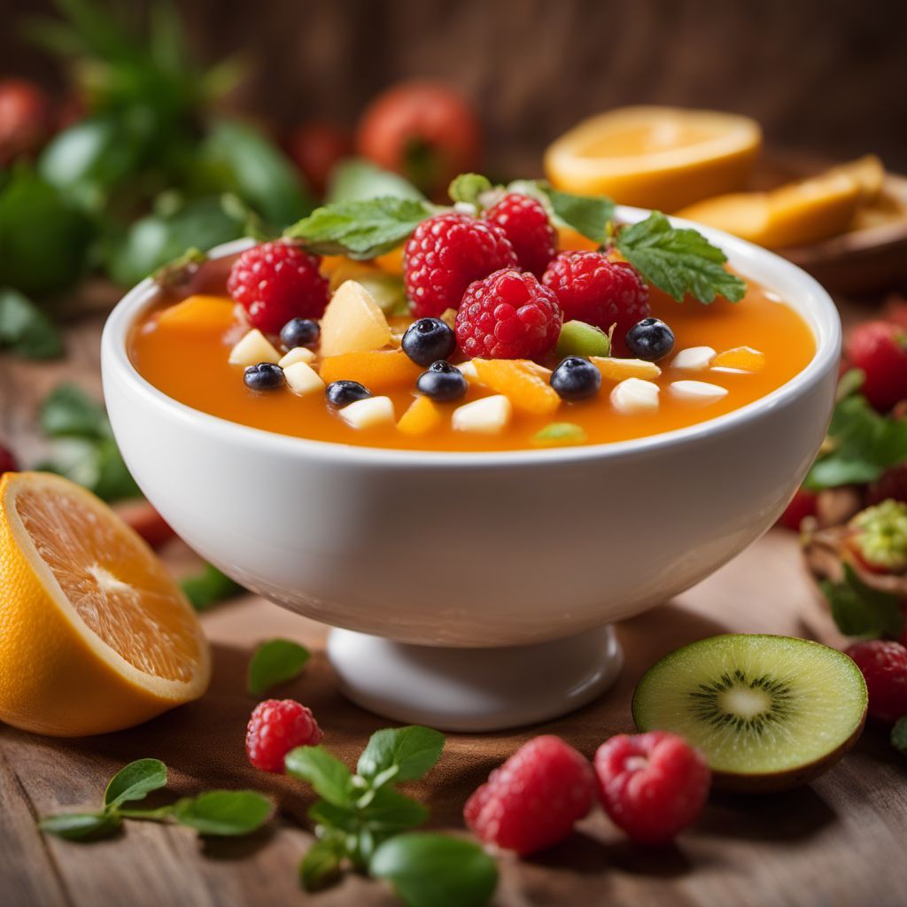 Fruit soup, dry