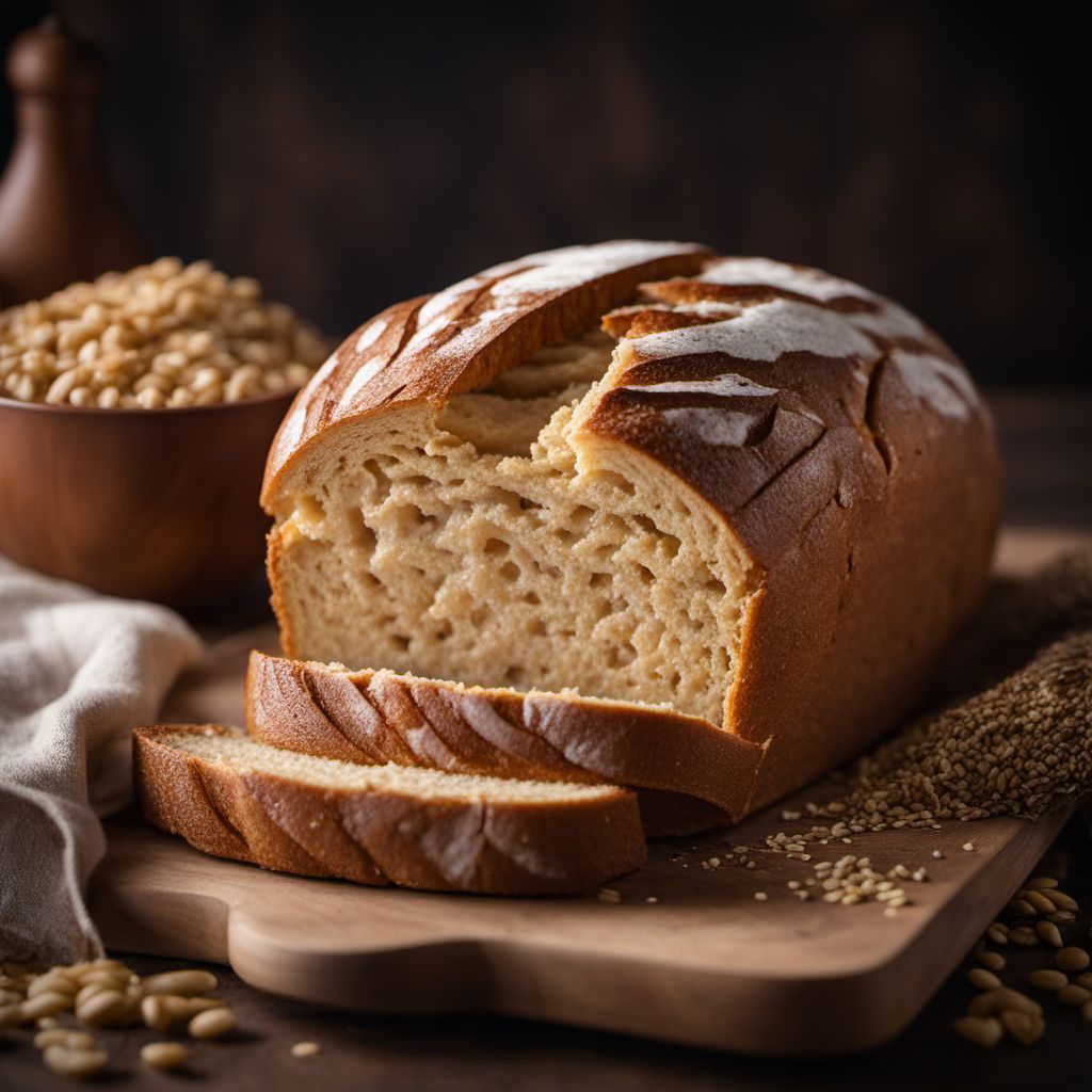 Gluten free bread, brown