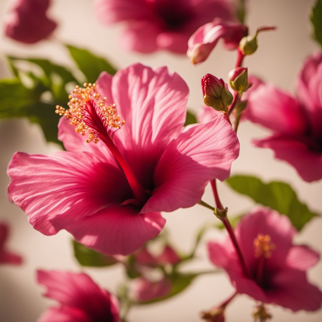 Hibiscus infusion flowers and similar-
