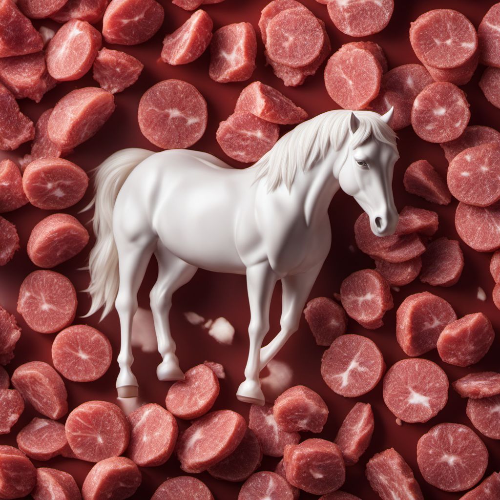 Horse meat, dried