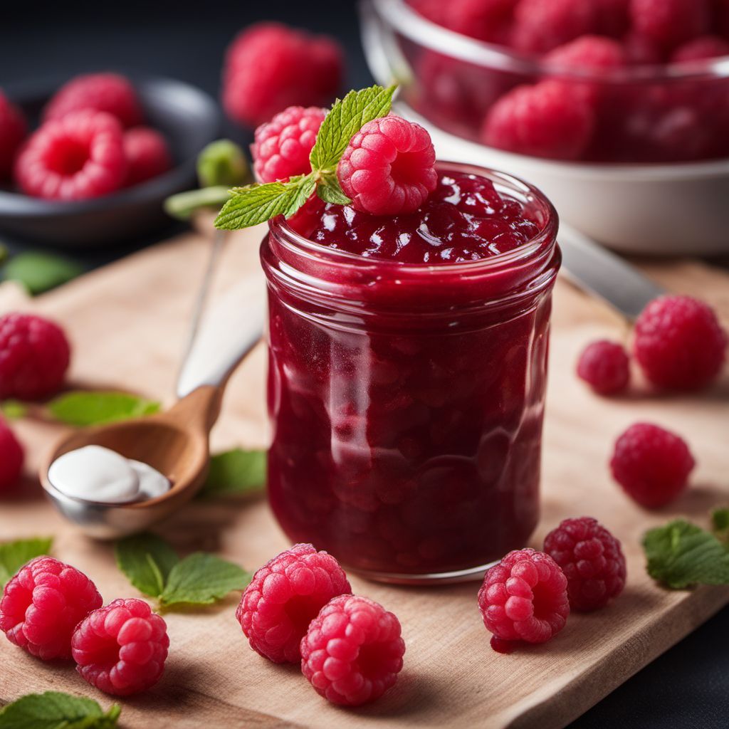 Jam, raspberries