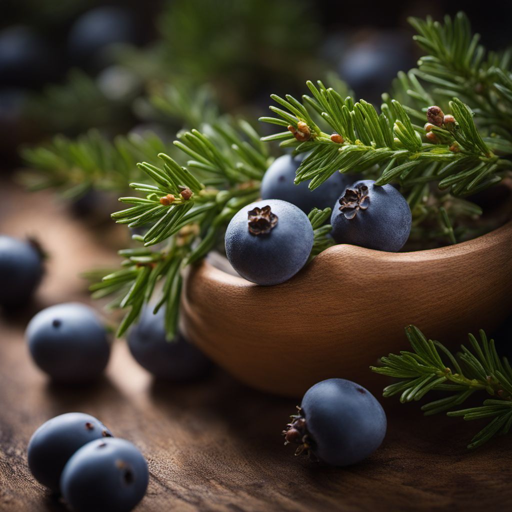 Juniper berry and similar-