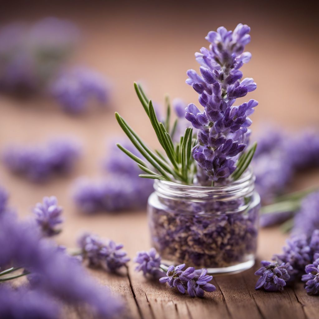 Lavender infusion flowers