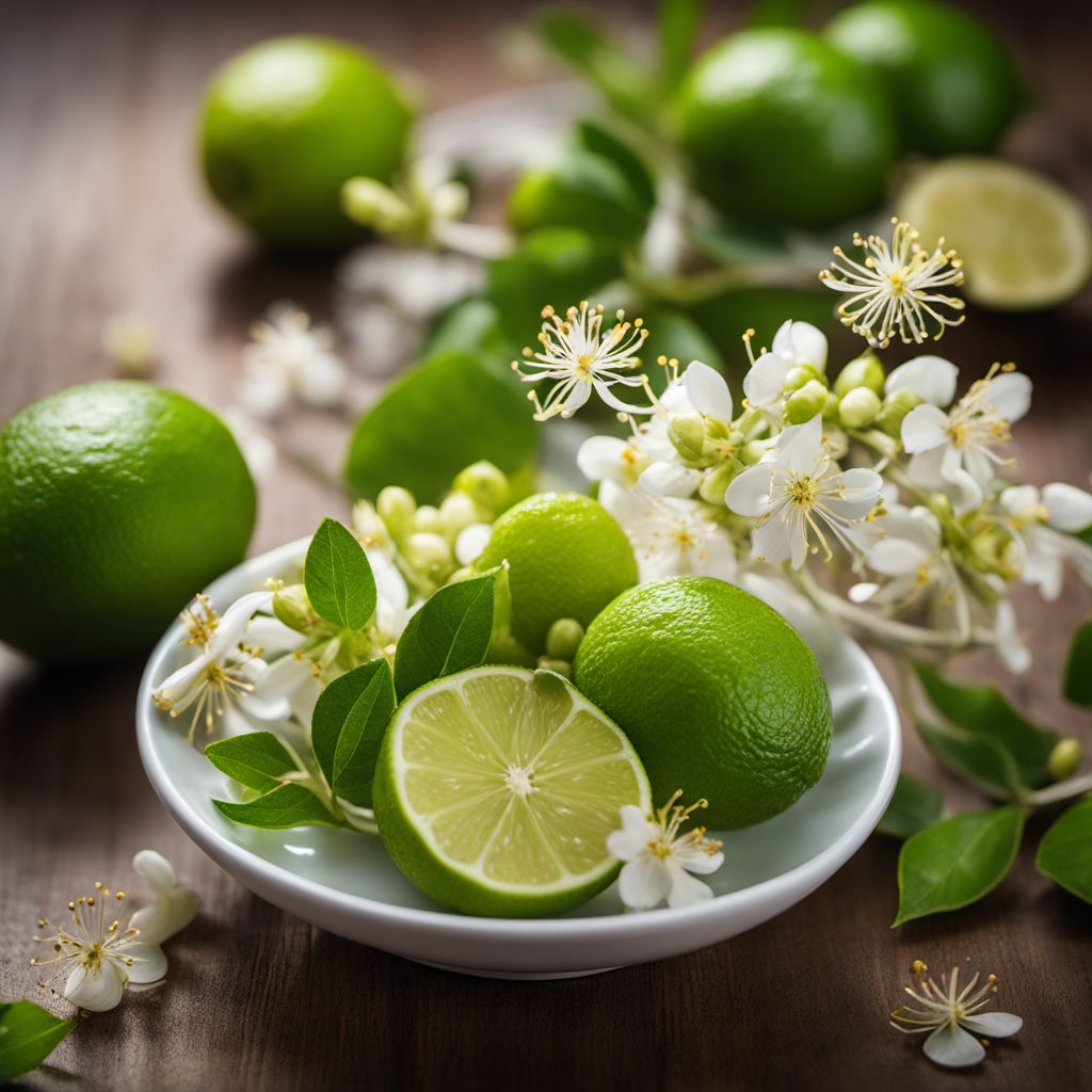 Lime blossoms infusion