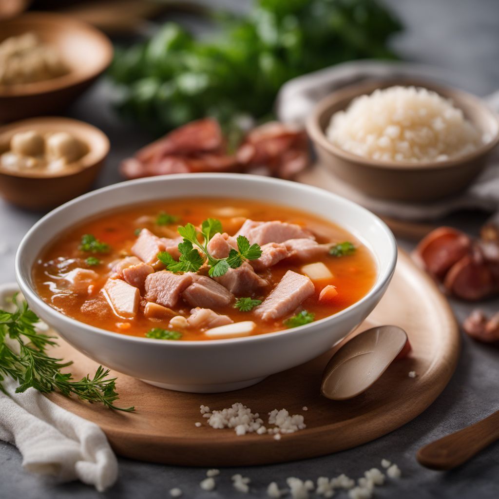 Meat/poultry soup, dry