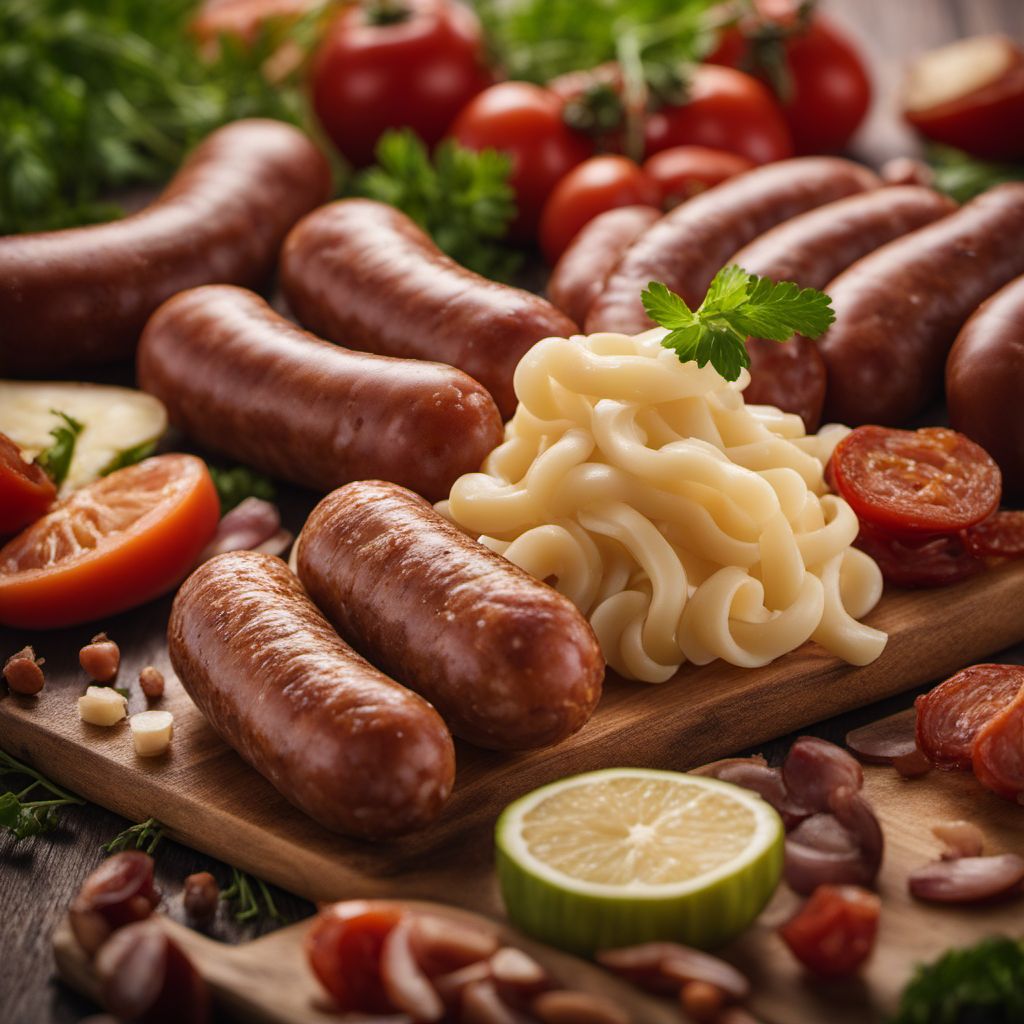 Miscellaneous cooked sausages