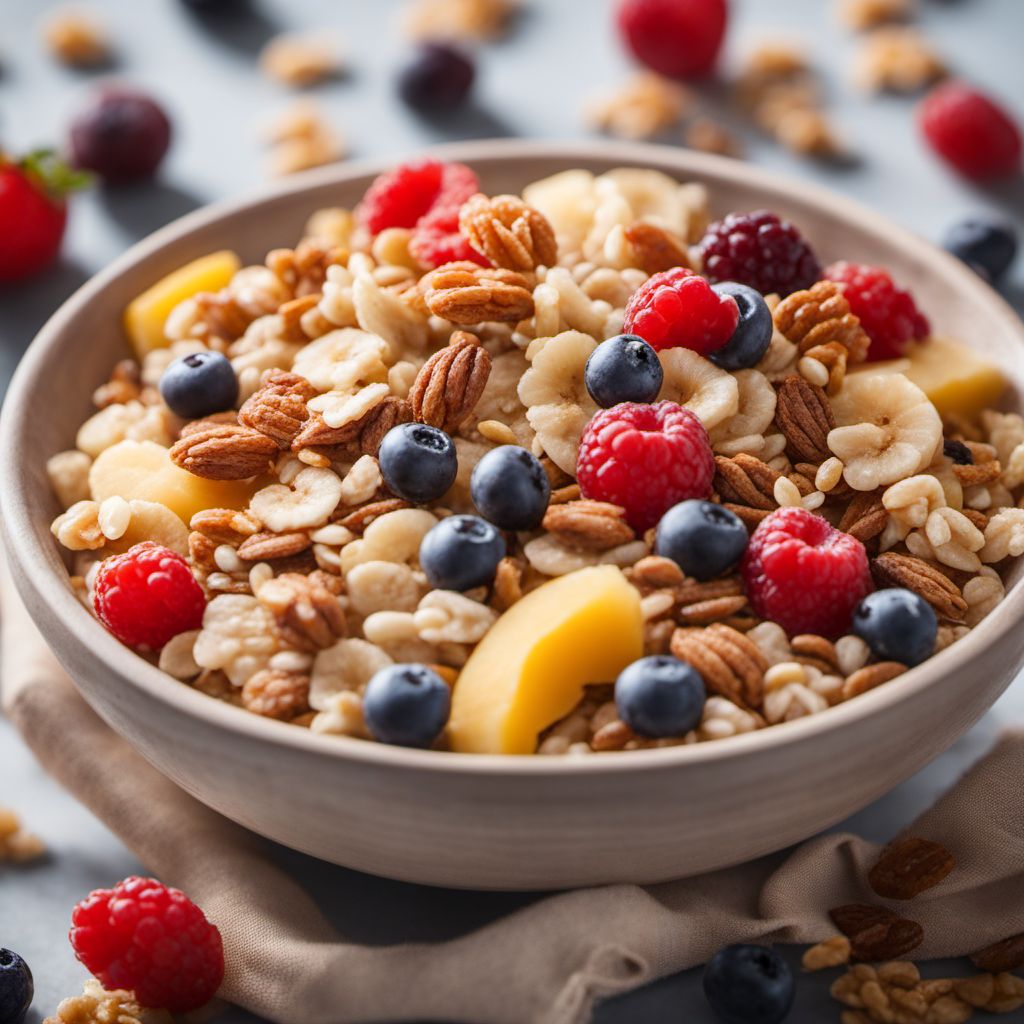 Mixed breakfast cereals