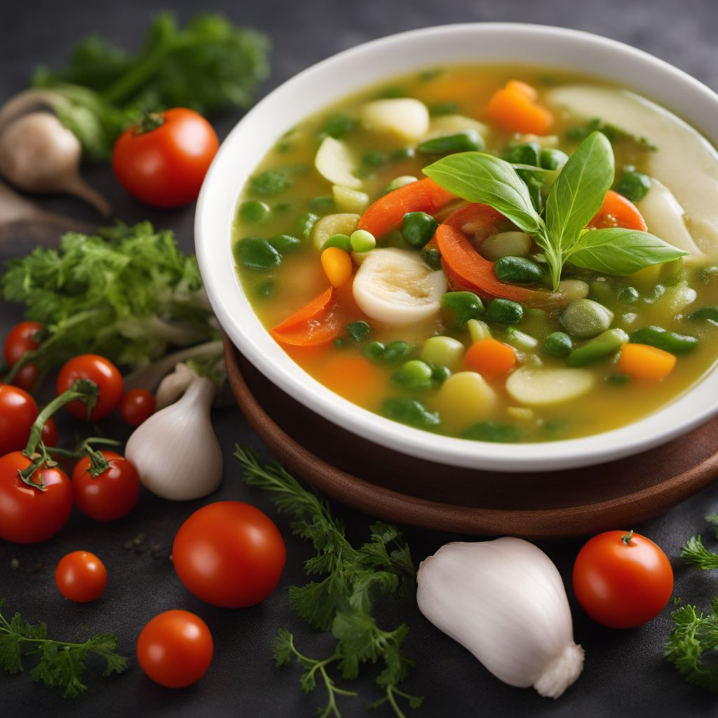 Mixed vegetables soup, dry