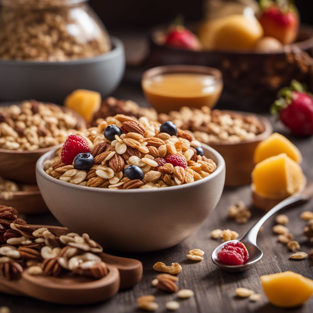 Muesli and similar mixed breakfast cereals
