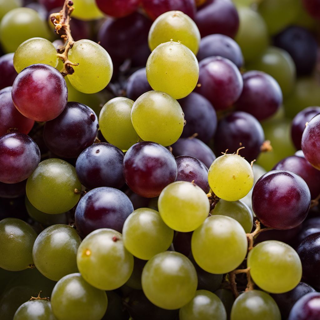 Muscat grapes flavour