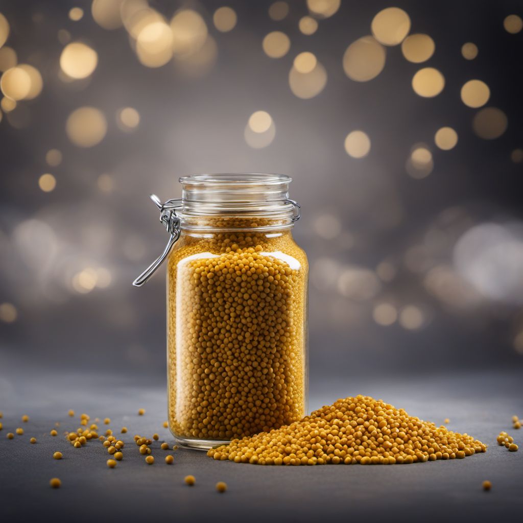 Mustard seeds and similar-