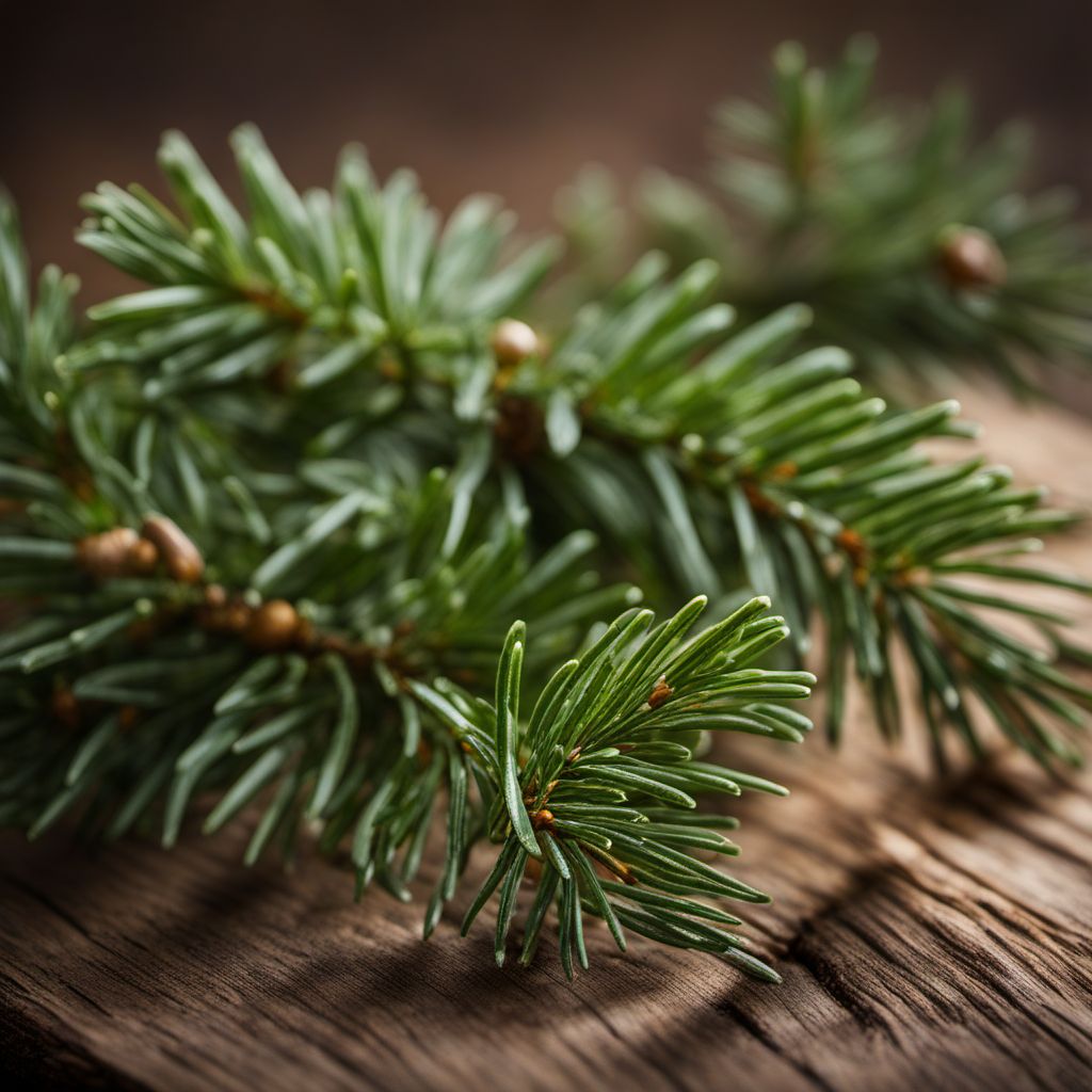 Norway spruce infusion leaves