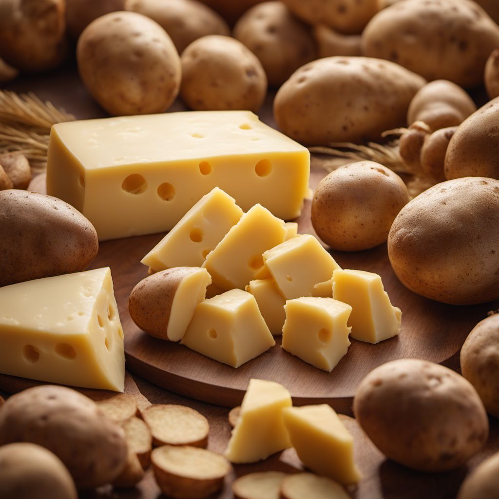 Potatoes and cheese meal