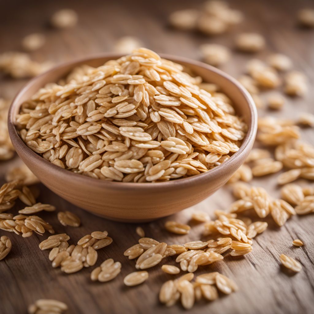 Processed oat-based flakes