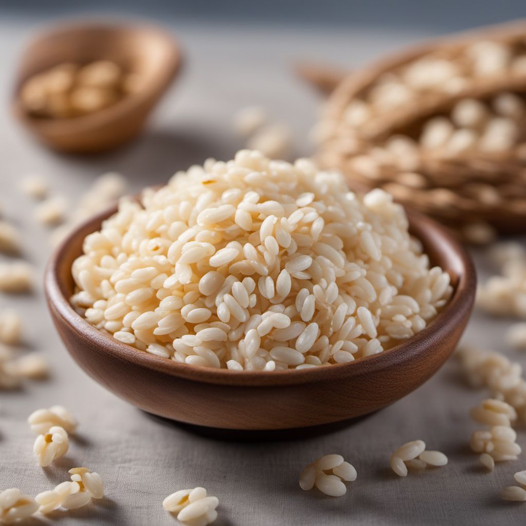 Puffed rice textured bread