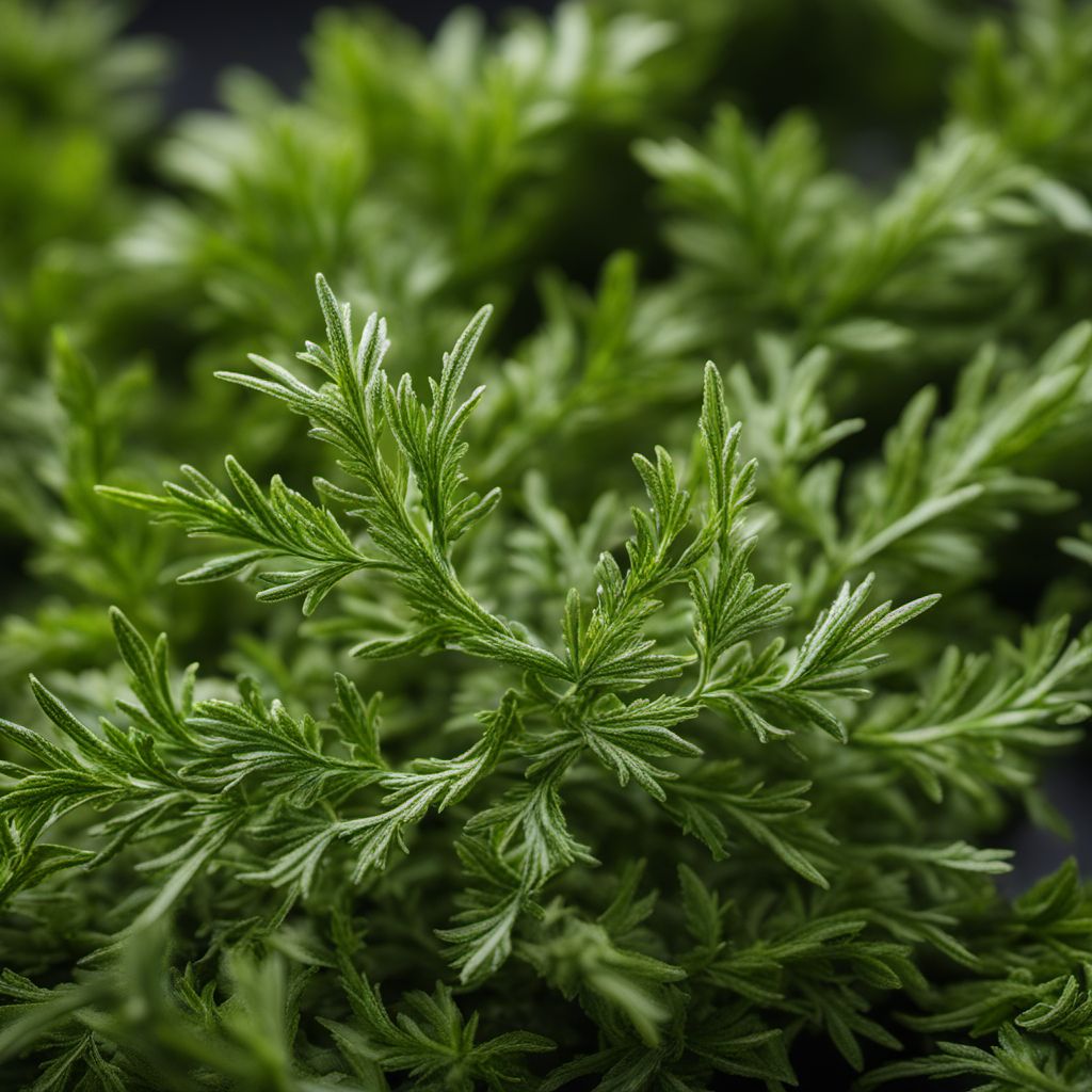 Roman wormwood infusion leaves