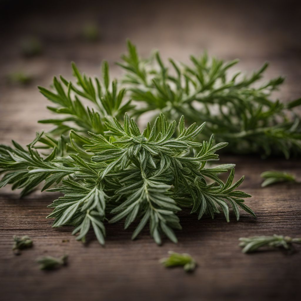 Roman wormwood infusion leaves