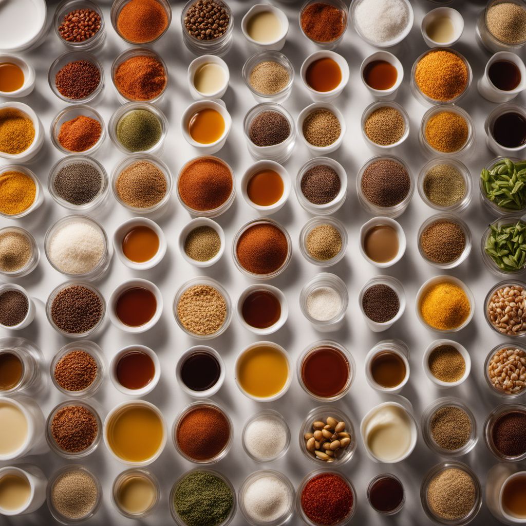 Seasoning, sauces and condiments