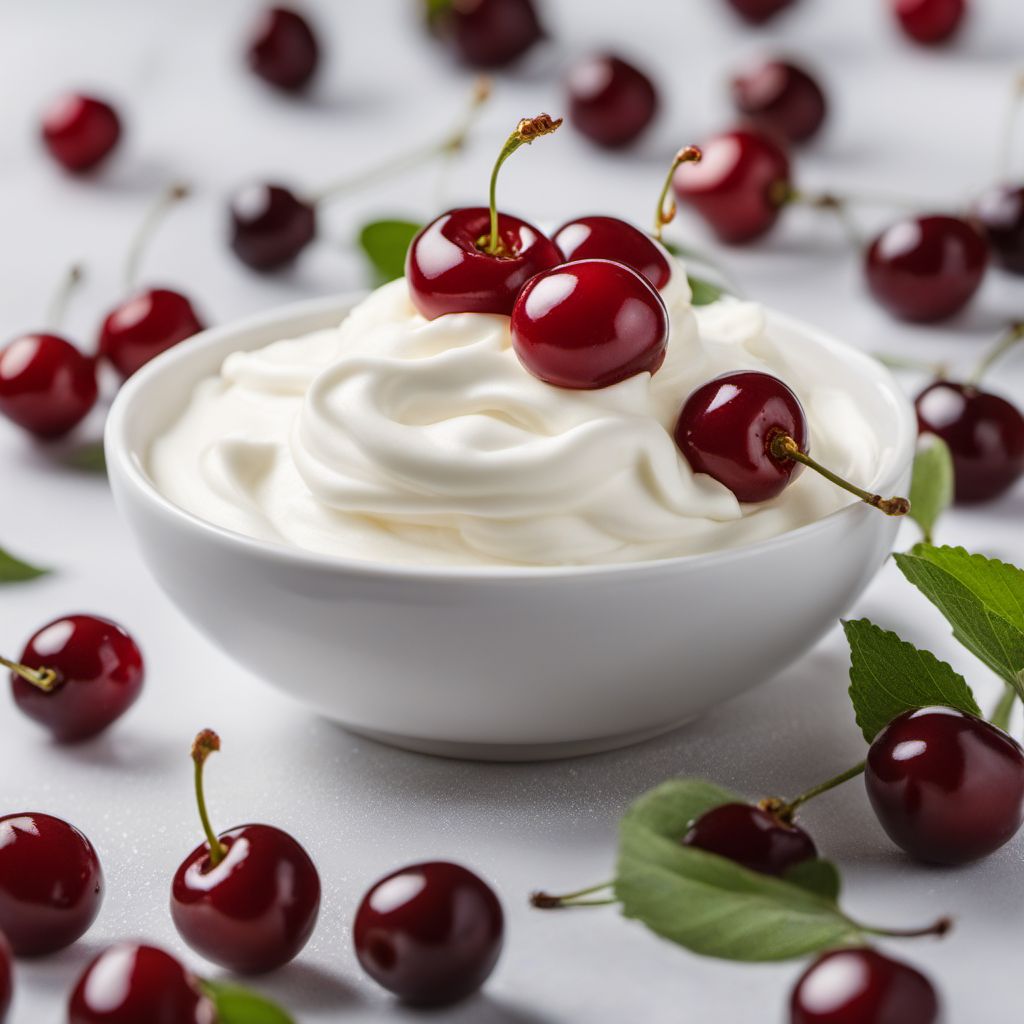 Sour cream cherry flavour