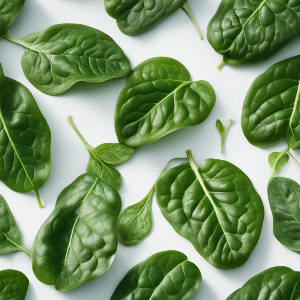 Spinach-type leaves