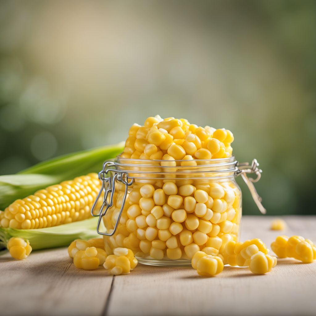 Sweet corn canned